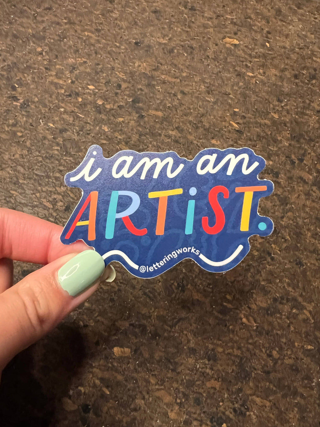 I am an Artist Vinyl Sticker