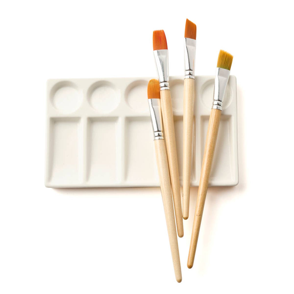 Porcelain Palette - 10 Wells - Durable & Easy to Clean