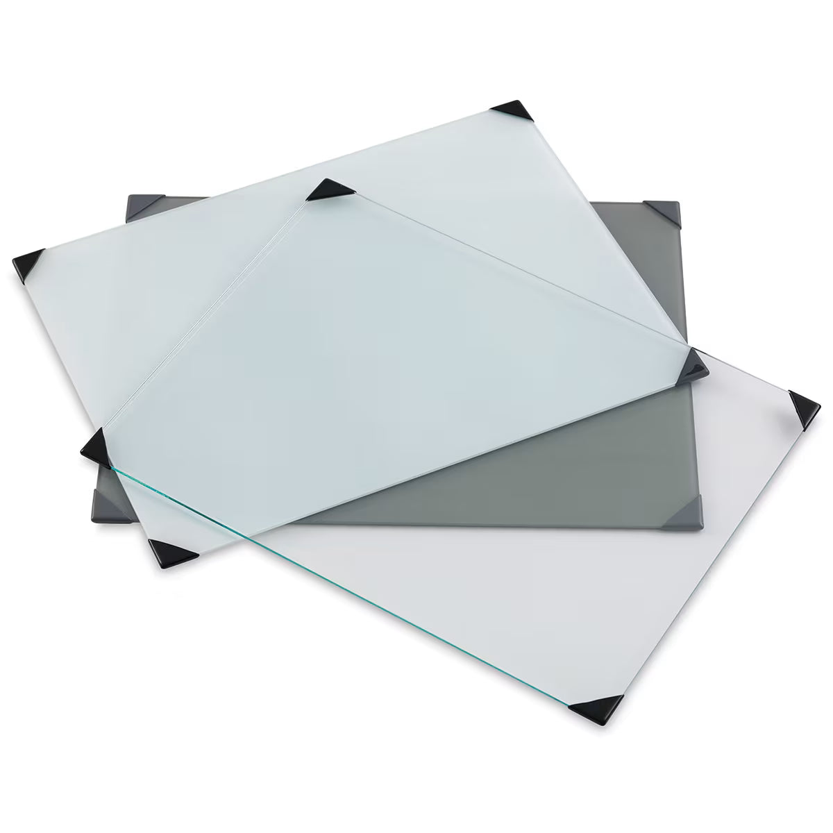 POSH GLASS PALETTE GRAY 9X12