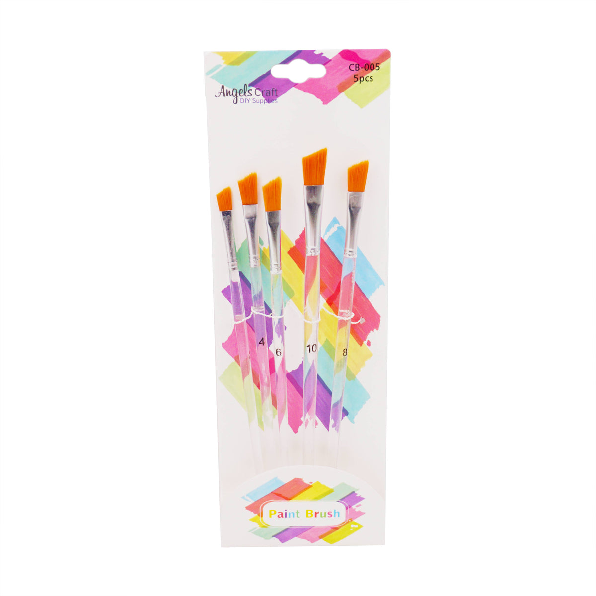 Paint Brush Set, 5 Brushes, Choose from 6 Styles