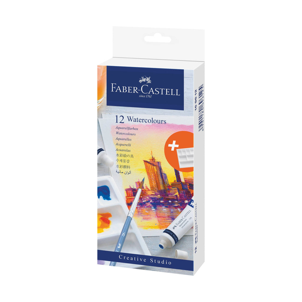 Watercolor Paint, Set of 12 Paint Tubes for Artists