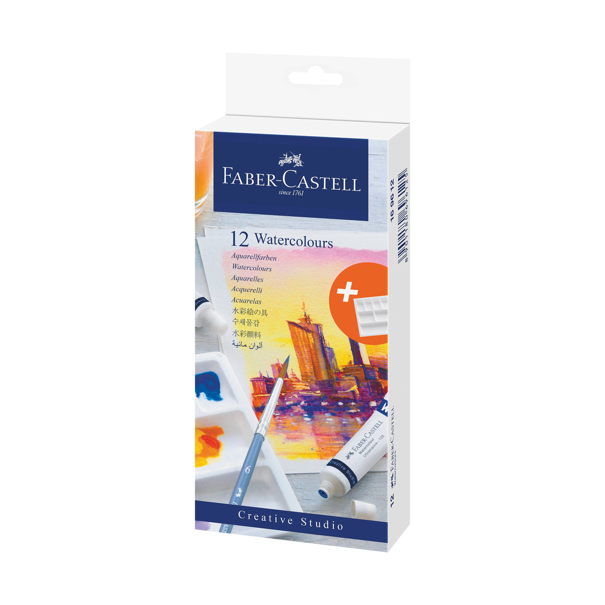 Watercolor Paint, Set of 12 Paint Tubes for Artists