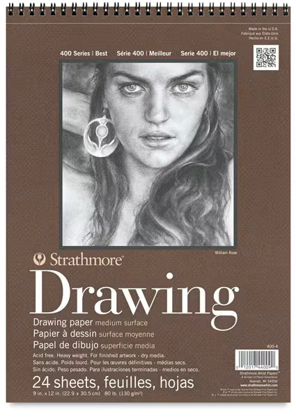 STRATHMORE 400SRS PAD 9x12 DRAWING 24/SHT