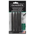 GENERAL CHARCOAL BLACK STICKS 4/PK