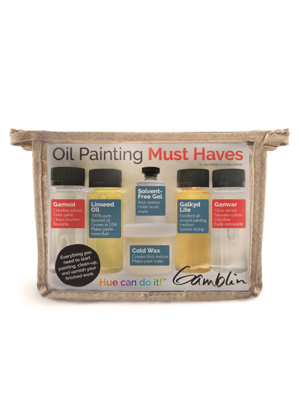 Gamblin Oil Painting Must Haves Mediums Set