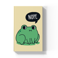 Nope Frog  Soft Touch Classic Layflat Notebook LFC1808L