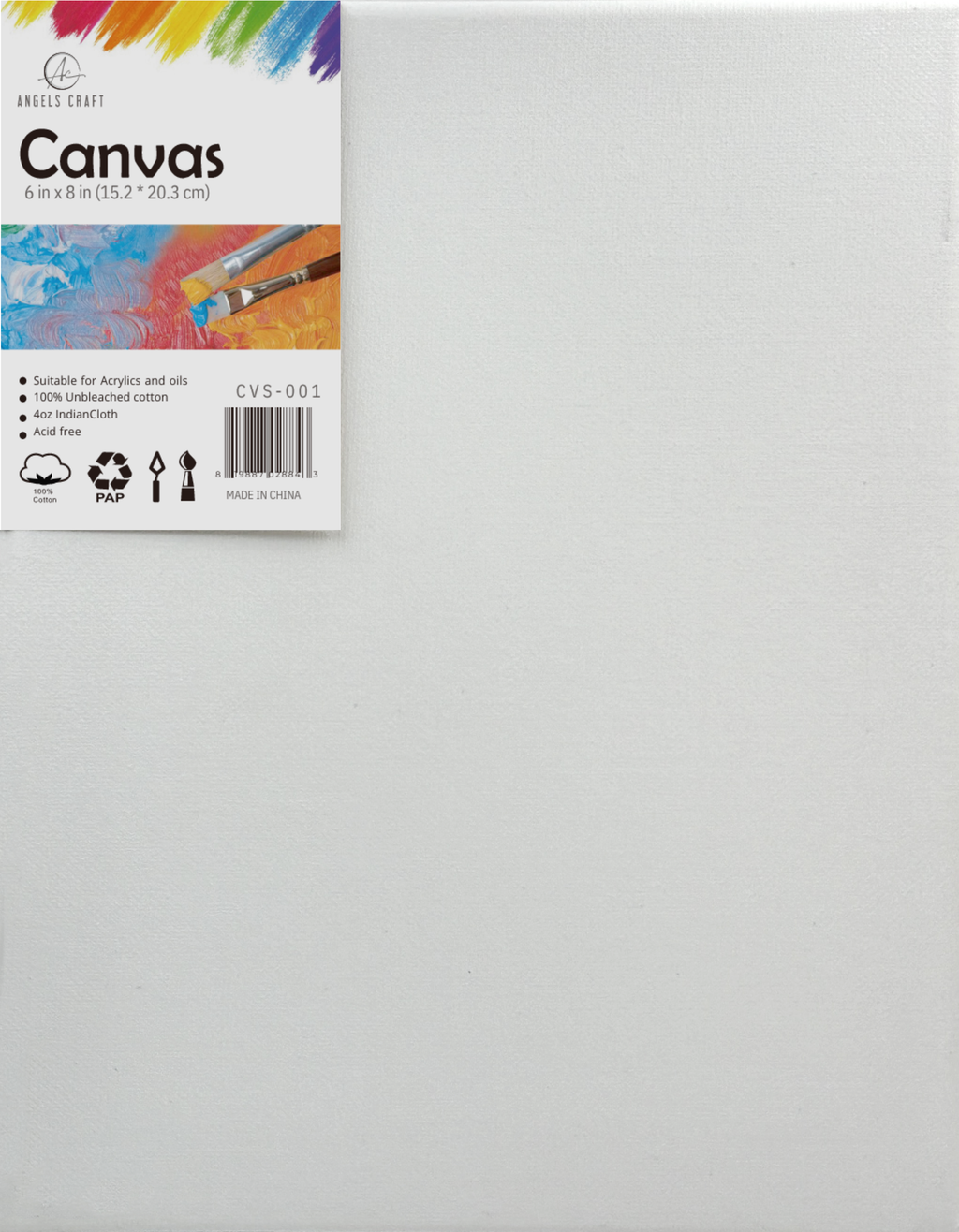 Primed Stretched Canvas for Acrylic & Oil Painting
