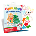 Playful Painters Easy Watercolor Painting Kit - Merry & Bright