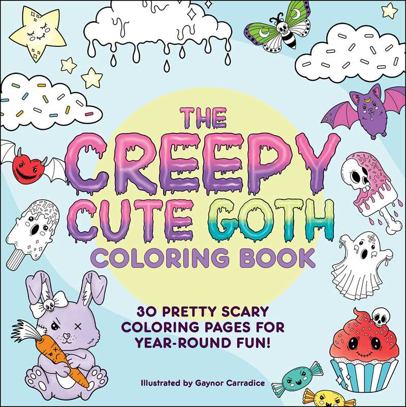 Creepy Cute Goth Coloring Book by