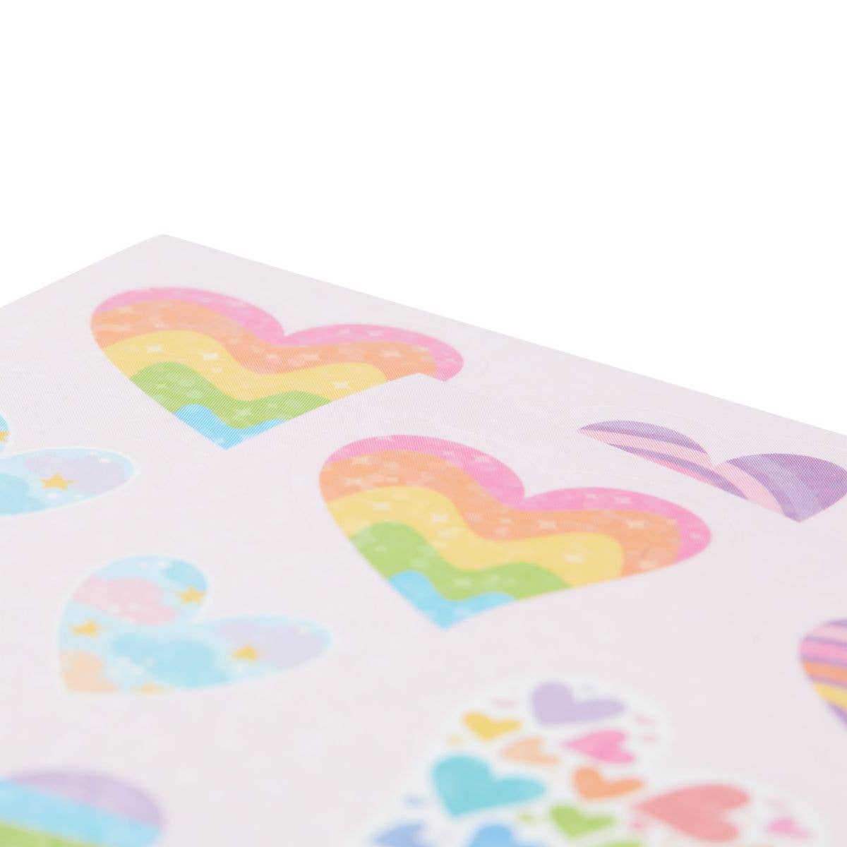 Stickiville: Skinny Stickers - Rainbow Hearts (2 Sheets)