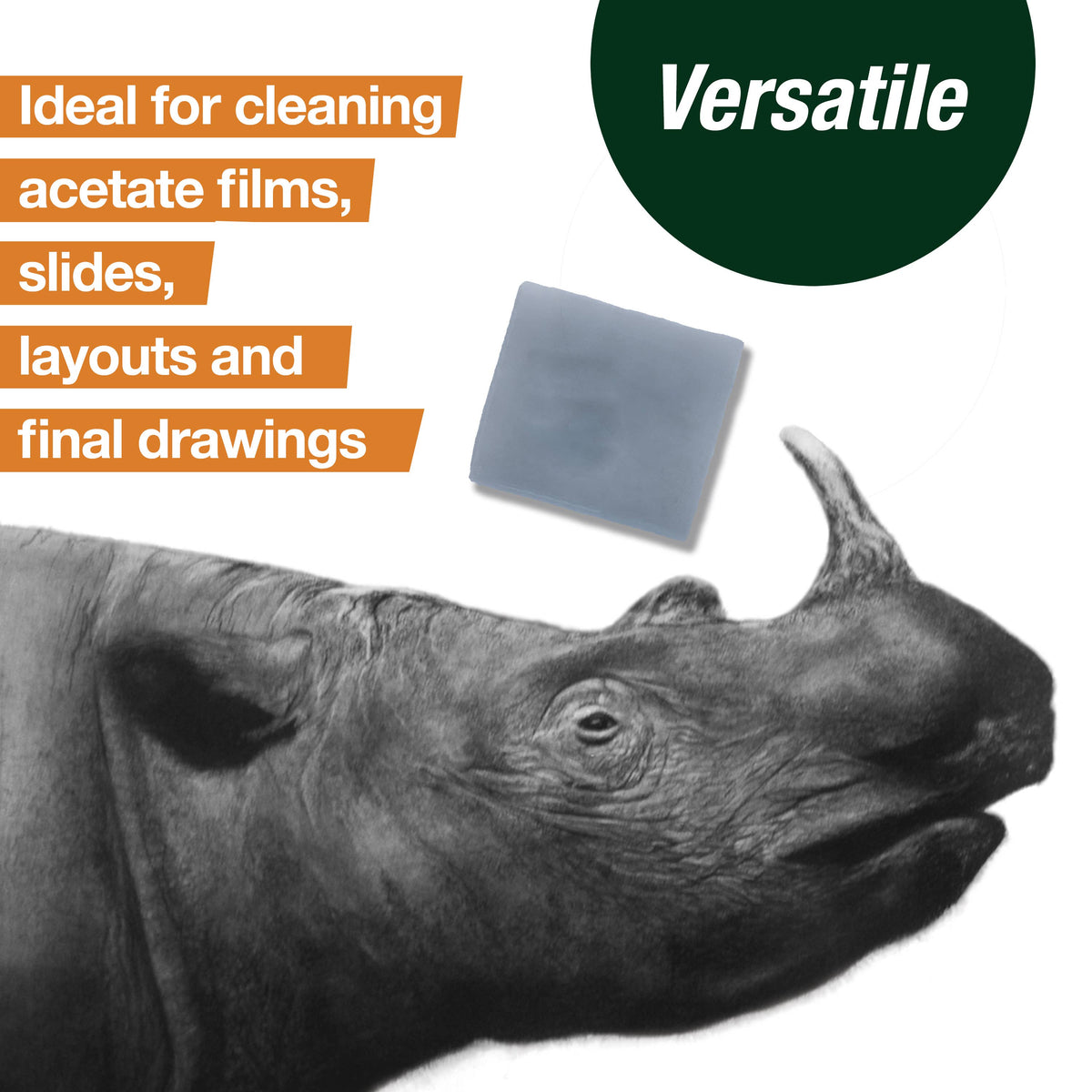 Kneadable Art Eraser, Grey in plastic case