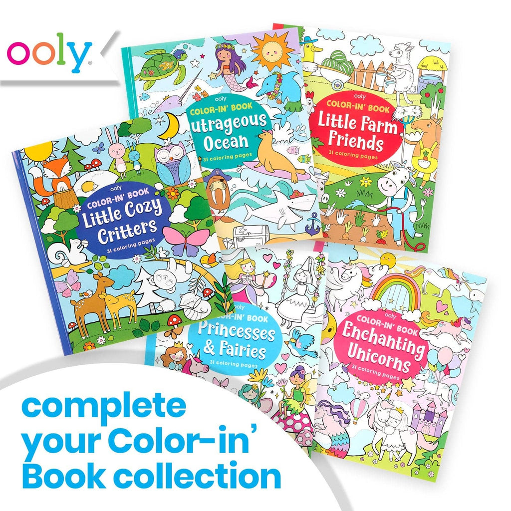 Color-in' Book Outrageous Ocean (31 Pages)