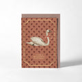 Greetings Card - Birthday Swan