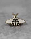 Firefly Lightning Bug Enamel Pin - Glow in the Dark - Gold