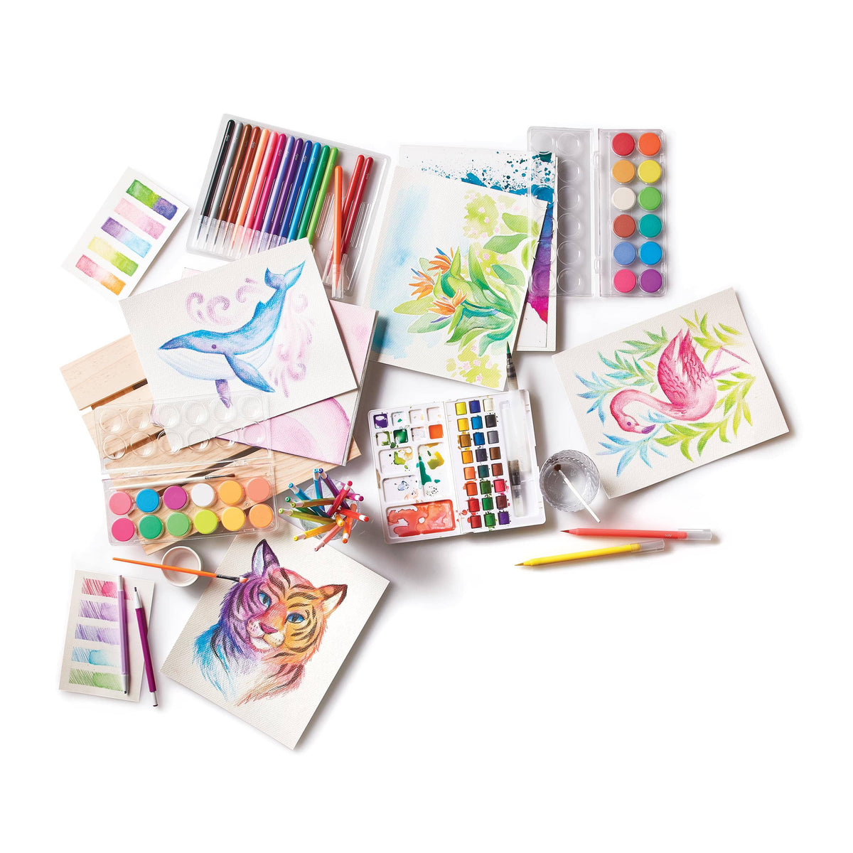 Chroma Blends Watercolor Brush Markers - Set of 18