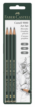 Castell 9000 3 Count Graphite Pencil Art Set