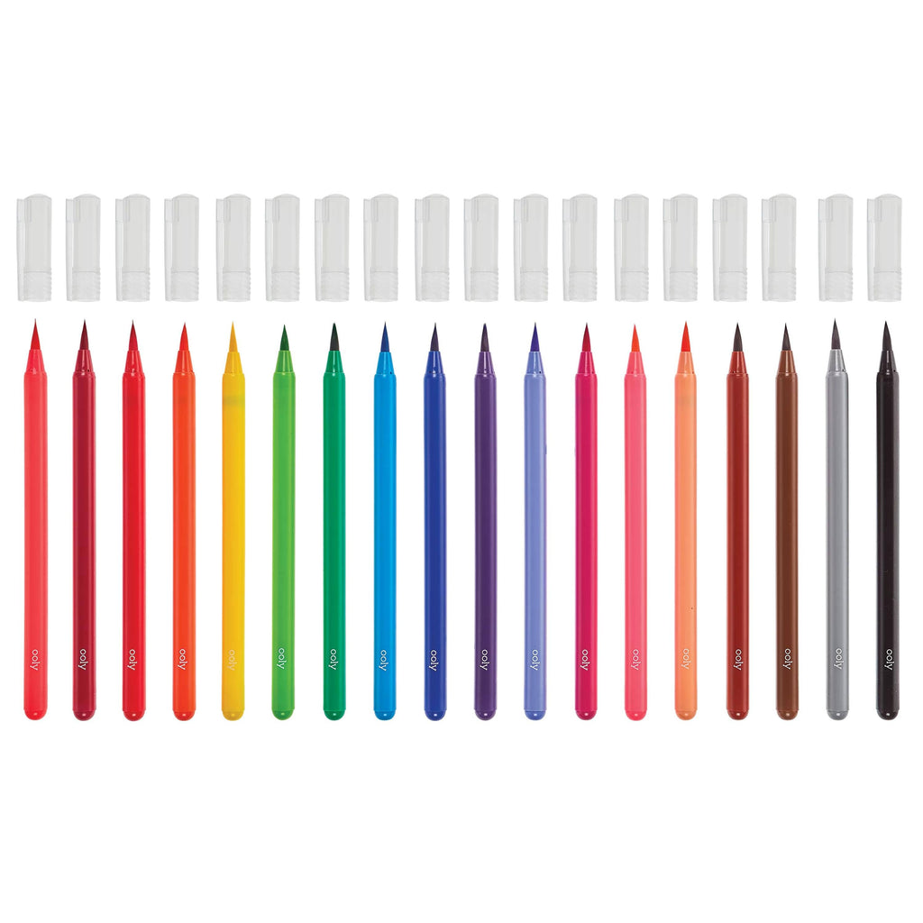 Chroma Blends Watercolor Brush Markers - Set of 18