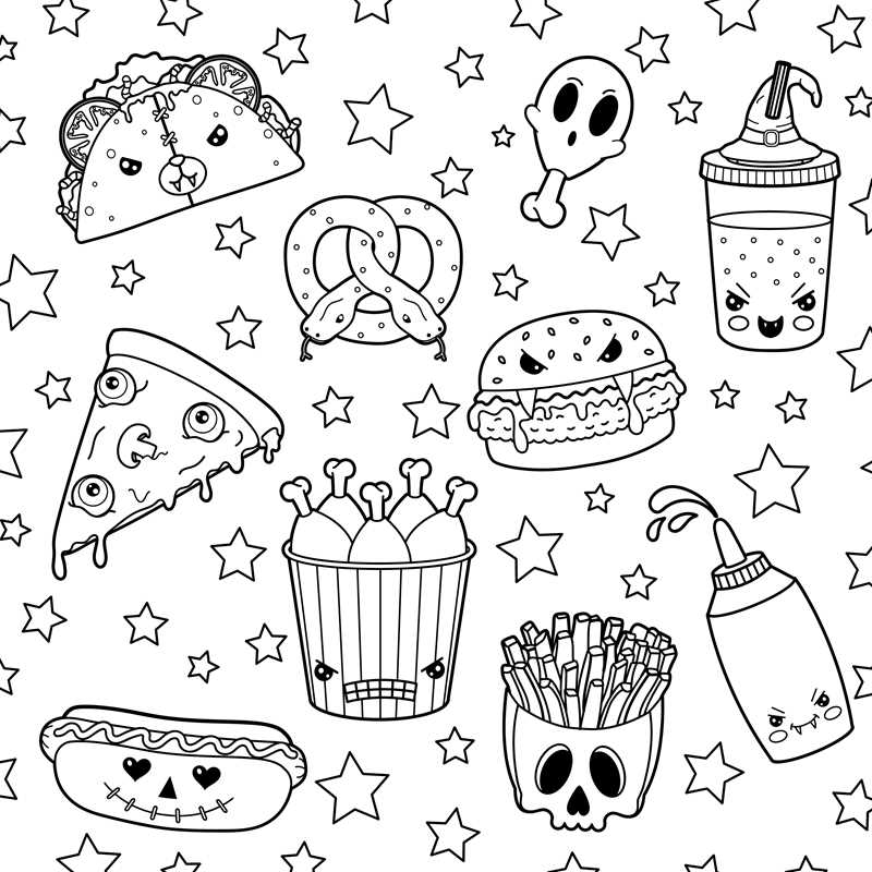 Creepy Cute Goth Coloring Book by