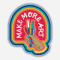 Make More Art Vinyl Sticker