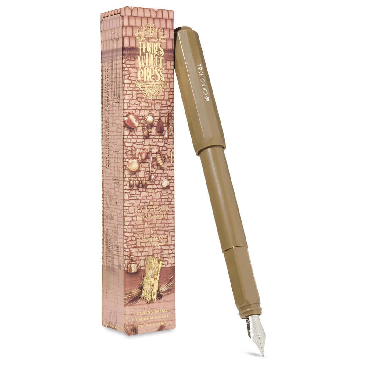 CAROUSEL FOUNTAIN PEN OINKING EMBERS FINE