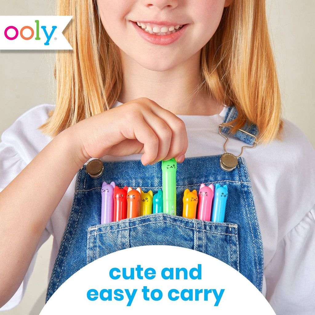Cat Parade Twist-Up Watercolor Gel Crayons - Set of 12