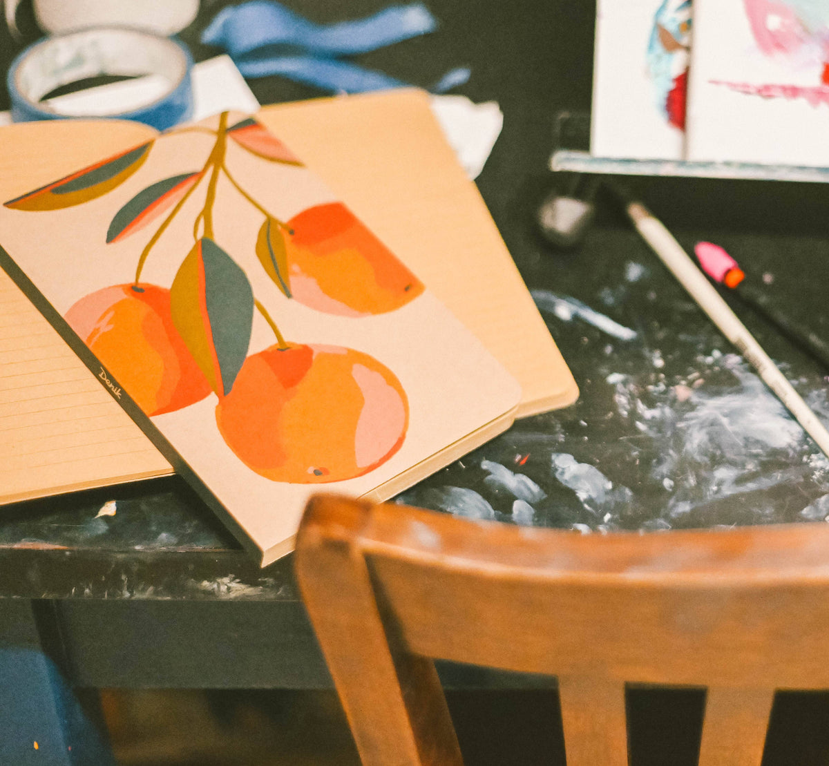 Orange Groove Kraft Classic Layflat Notebook  KLC1150KL