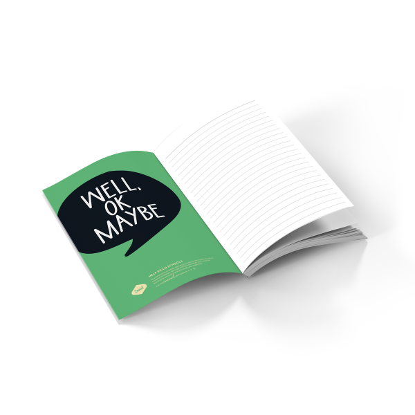 Nope Frog  Soft Touch Classic Layflat Notebook LFC1808L