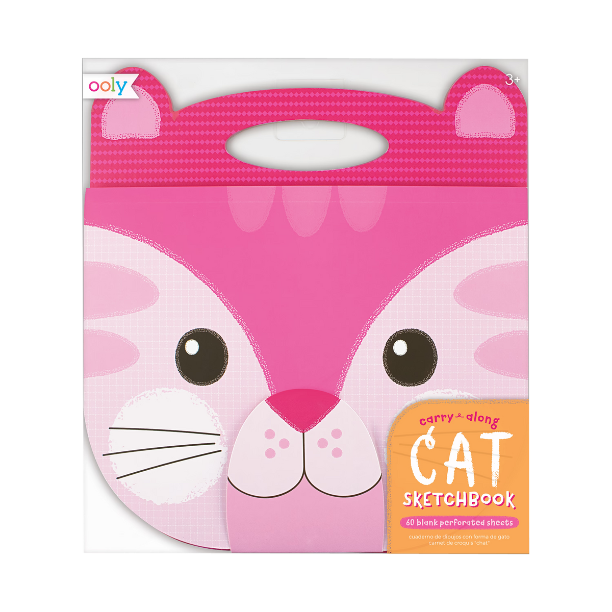 Carry Along Cat Sketchbook 9" x 7" - 60 Sheets