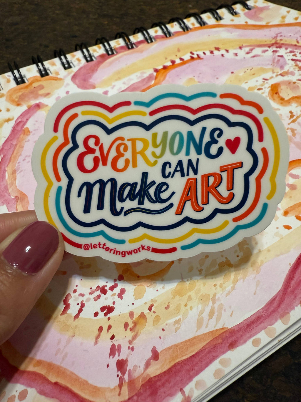 Everyone Can Make Art Vinyl Sticker