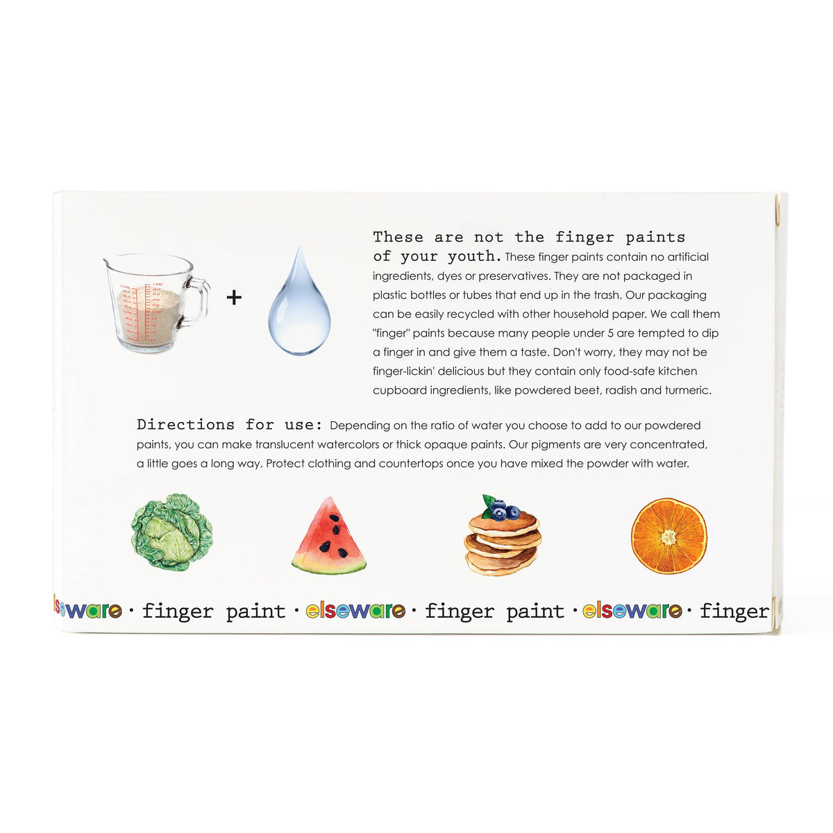 Finger Paint - Long Lasting, Shelf Stable, Non-Toxic