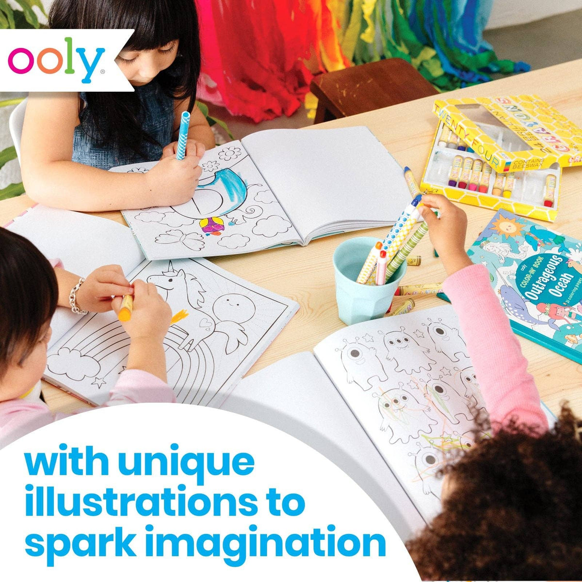 Color-in' Book Outrageous Ocean (31 Pages)