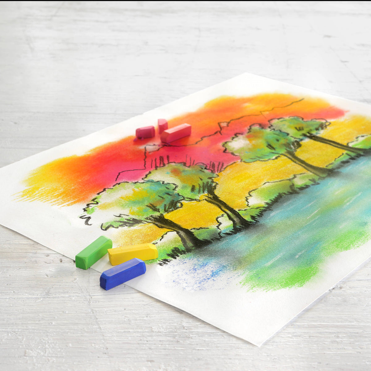 Soft Pastel Half Length Sticks, Box of 48