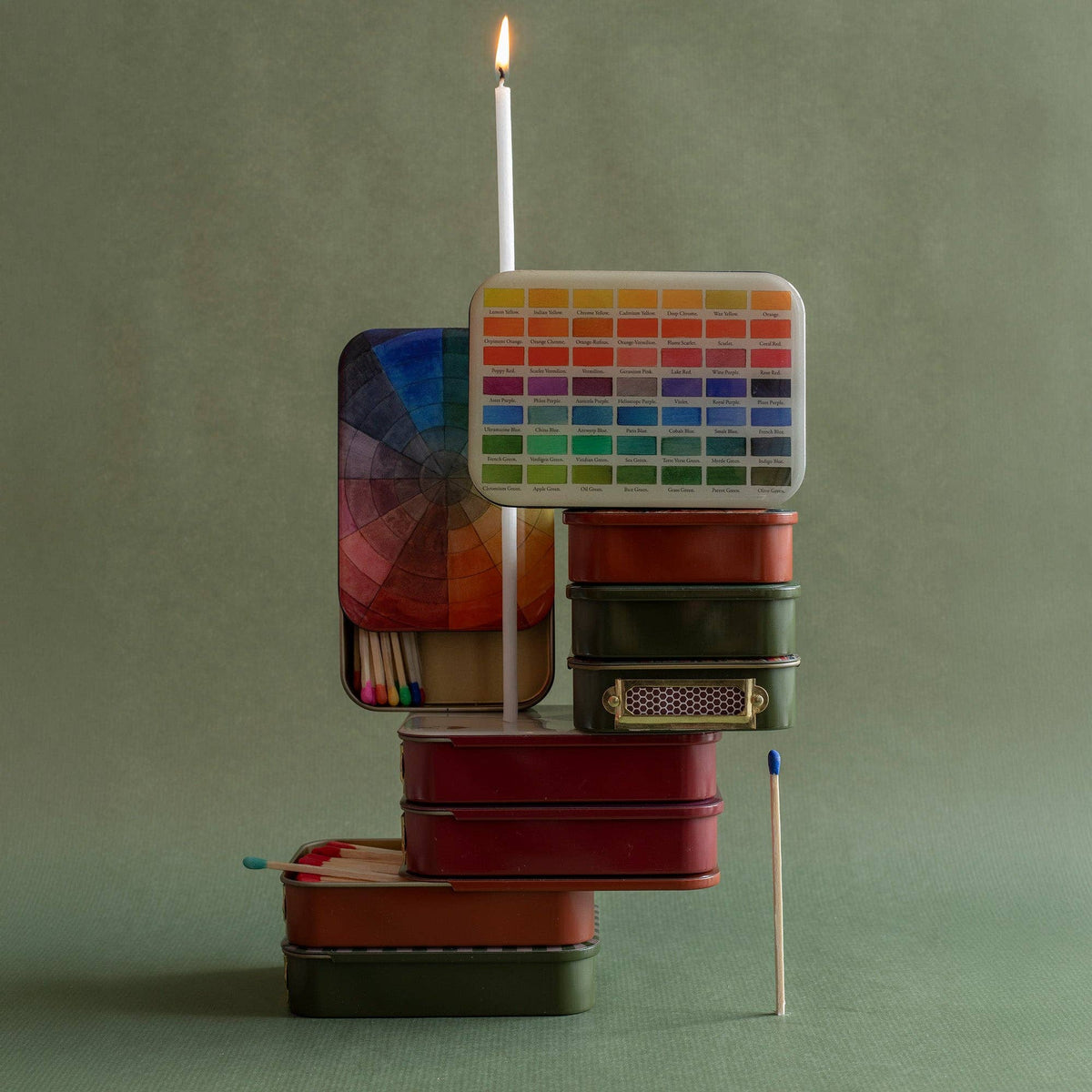 Matches in Tin - Nomenclature of Colors