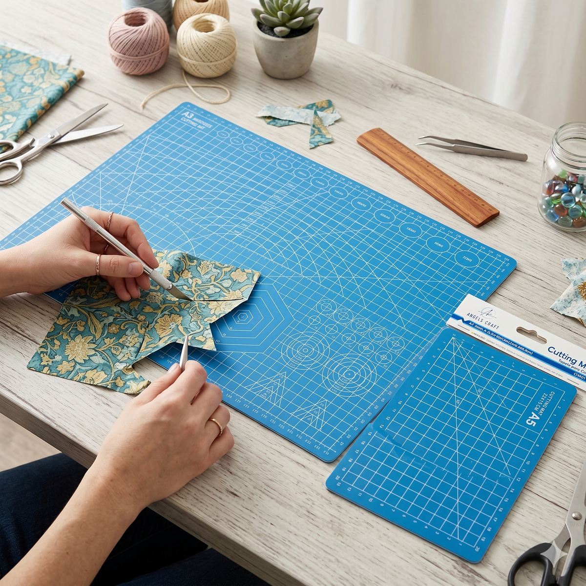 Double-Sided Self-Healing Cutting Mat (A3/A5)