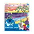 Scenic Hues: D.I.Y. Watercolor Art Kit - Ocean Paradise (17 PC Set)