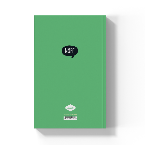 Nope Frog  Soft Touch Classic Layflat Notebook LFC1808L