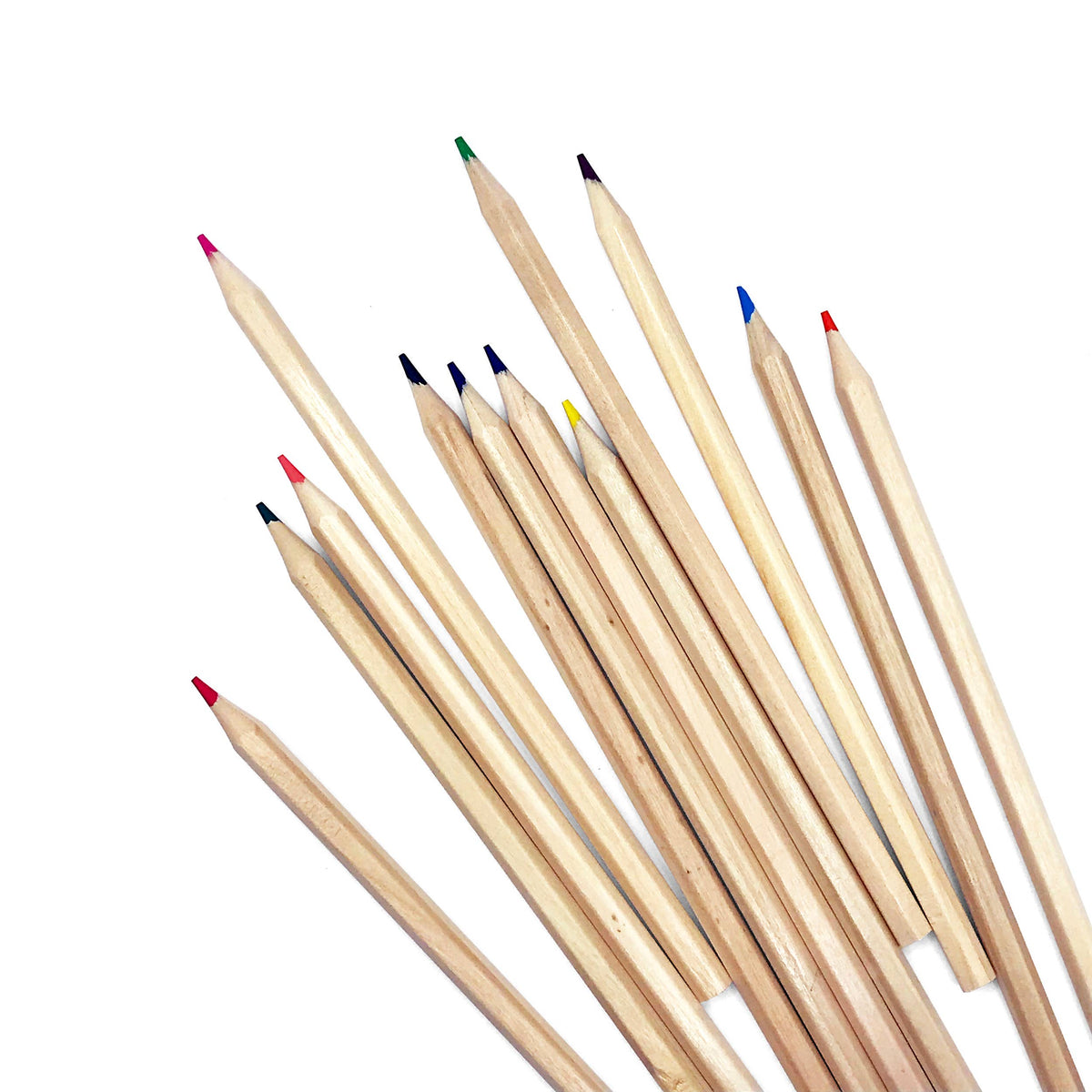Colored Pencils - Tall & Travel Size - 12 Colors