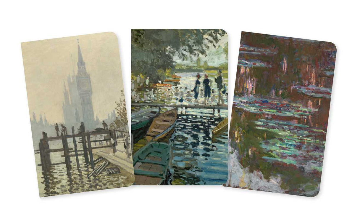 National Gallery: Monet Set of 3 Midi Notebooks by