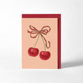 Greetings Card - Cherries