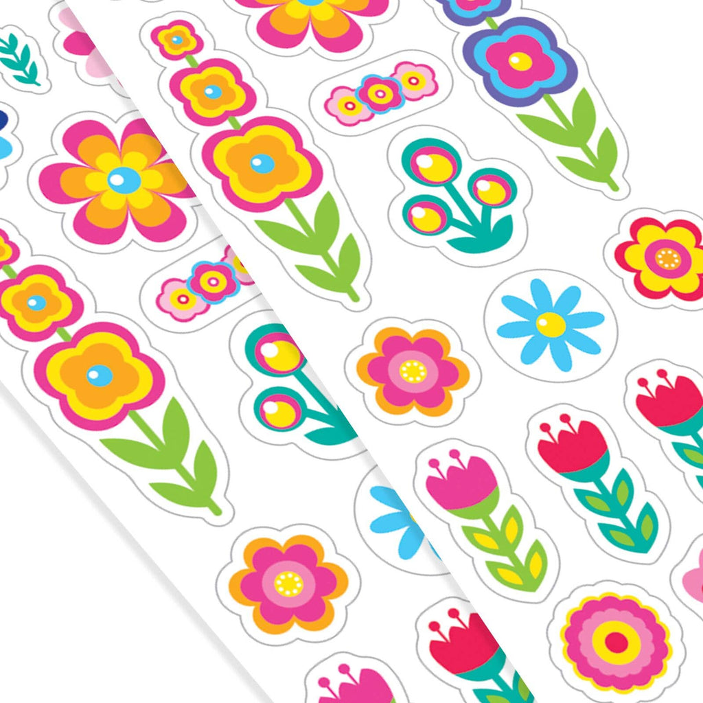 Stickiville Stickers: Fun Flowers - Skinny (2 Sheets)